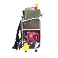 Extincteur à brouillard d'eau haute pression 6,8 L/min, équipement de lutte contre l'incendie portable avec accessoires pour la sécurité industrielle