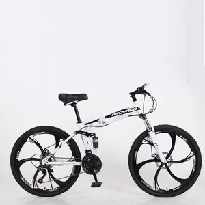 New design china foldable bike bicycle/foldable exercise bike 6 spoke intergrated wheels folding bicycles