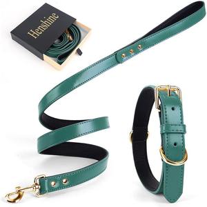 <span class=keywords><strong>Collar</strong></span> de perro de cuero ajustable clásico de marca de lujo superventas fabricante <span class=keywords><strong>collar</strong></span> de perro Correa conjunto - Product Image 1