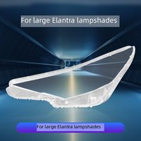 Pour Hyundai Elantra 2020 2021 Cache de phare transparent Remplacement de la coque de phare avant Halogène Xénon Cache de phare en verre