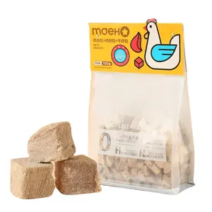 Granulados de pollo fresco para mascotas, 100g, aperitivos para perros y gatos, para entrenar, pescado, pescado