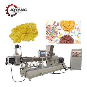 Choco Balls Honey Cheerios Cereals Making Machine Frosted Corn Flakes Fit Flakes Production Line