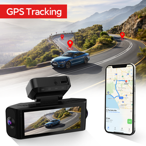 Cámara para Auto 4K con WiFi 5G, <span class=keywords><strong>4</strong></span> Lentes Ojo de Pez 360 °   Cámara para Auto con Visión Nocturna, Sensor G, IA, DVR, Caja Negra para Auto, Dashcam de Fábrica - Product Image 5