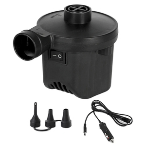 Pompe à Air Électrique Potable Gonflable Pompe Compresseur Pour Matelas Piscine Remplissage Rapide D'air <span class=keywords><strong>Gonfleur</strong></span> Ventilateur 3 Buses - Product Image 1