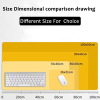 Grand tapis de souris de jeu imprimé personnalisé tapis de souris, tapis de souris vierge pour sublimation