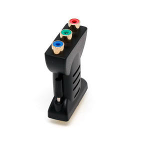 Gold DVI12 + 5 male to 3 RCA RGB Lotus female audio video adapter - Product Image 2