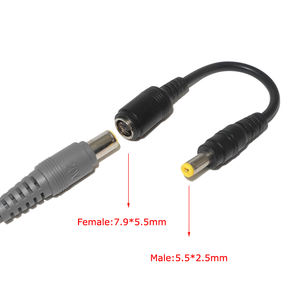 Câble de connecteur de cordon d'<span class=keywords><strong>alimentation</strong></span> cc 7.9x5.5mm à 5.5*2.1mm pour <span class=keywords><strong>ordinateur</strong></span> portable <span class=keywords><strong>Lenovo</strong></span> 30cm - Product Image 4