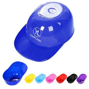 Custom Logo 8oz Mini Plastic <b>Baseball</b> <b>Cap</b> Helmet Snack Ice Cream Sundae Bowls for Stadium Giveaways - Product Image 1