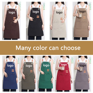 <span class=keywords><strong>Tablier</strong></span> de cuisine en toile personnalisé avec logo brodé, unisexe, faible MOQ, pour restaurant, <span class=keywords><strong>chef</strong></span>, barista, bar, café, serveur - Product Image 2