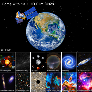 ODM thâm quyến ý tưởng ánh sáng thiên hà chiếu 12-in-1 Trắng/Đen đầy sao nightlight ABS Đèn cơ thể planetarium chiếu cho phòng ngủ - Product Image 3