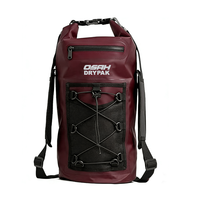 Sac à dos de randonnée imperméable Wellgreen 25L à fermeture roll-top pour les aventures en plein air, sacs étanches pour le rafting gonflable
