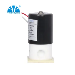 Isolation Valve Yongchuang YCFP11 PTFE Isolation 24vdc Medical Vacuum Solenoid Valve