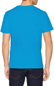 T-shirt da <span class=keywords><strong>uomo</strong></span> a maniche corte in <span class=keywords><strong>lana</strong></span> merino superfine, girocollo, ecologica, traspirante, vestibilità regular, alta qualità - Product Image 4