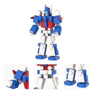 Robot Deformable de Película de Acción, Kits de Ladrillos Creativos MOC, Yoshi <span class=keywords><strong>Mario</strong></span> <span class=keywords><strong>Kart</strong></span>, Ladrillos de Construcción DIY, Juguetes de Bloques de Construcción para Niños MOC1693 - Product Image 6