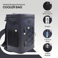 Mochila Nevera Aislada Personalizada de Doble Capa, Impermeable, Suave, con Capacidad para 52 Latas, Bolsa Nevera a Prueba de Fugas, Mochila para el Almuerzo, para Picnic