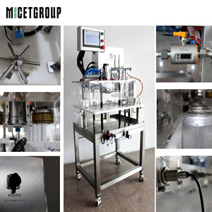 Línea de llenado de latas de 1 cabezal completamente automática Máquina de etiquetado de limpieza de llenado de latas combinadas - Product Image 6
