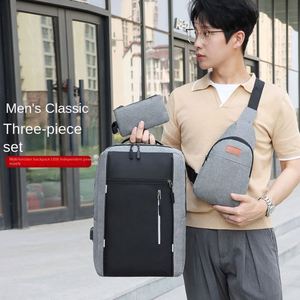 Ventes directes d'usine ODM/OBM, ensembles de sacs à dos pour ordinateur portable tendance en 3 pièces et sacs d'école durables, ensemble de 3 pièces pour ordinateur portable - Product Image 3