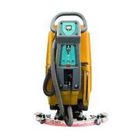 Brosse à récurer JB60 pour le nettoyage automatique de la machine à récurer derrière la sécheuse à épurateur de sol alimentée par batterie