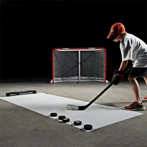 Aides à l'entraînement de hockey en salle sur cour portable tapis de tir/système d'entraînement de hockey