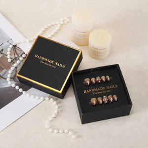 [Stokta] tırnaklarda özel basın ambalaj kutusu pencere ile Logo kutusu özelleştirmek - Product Image 4