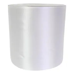 Ruban en satin floral simple face, 10 cm de large, 50 mètres de long, pour emballage cadeau d'anniversaire ou de Saint-Valentin, fabriqué en nylon durable - Product Image 6