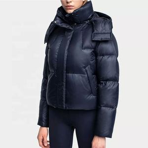 Nueva Chaqueta Bomber Acolchada Personalizada para Mujer, Chaqueta Corta de Burbujas Tejida, Impermeable y Cortavientos para Damas - Product Image 3