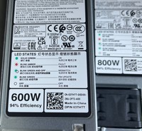 Dlls PowerEdge R650XD R740XD R750 generasi ke-5 terbaru 600W/800W penyedia daya PSU tersedia