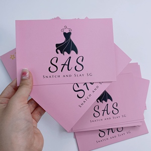 Piccolo ordine biglietto da visita stampa personalizzata inserti di carta grazie carte per sostenere <span class=keywords><strong>la</strong></span> <span class=keywords><strong>mia</strong></span> attività con foglio d'oro timbratura - Product Image 5