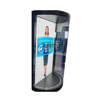 Affichage holographique 3D transparent interactif IA OEM ODM de 10,1 pouces, résolution 1920x1080, tactile, pour l'éducation en intérieur
