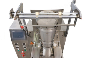 Tự động dọc nhà máy máy cho trọng lượng đếm ghi nhãn bộ phận kim loại trở lại con dấu túi giấy nhựa thực phẩm động cơ làm đầy - Product Image 5