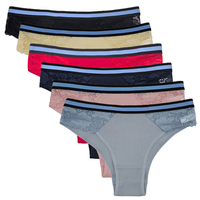 Nouvelles culottes sexy pour femmes, 6 couleurs, sous-vêtements féminins, bikinis respirants, culottes pour femmes
