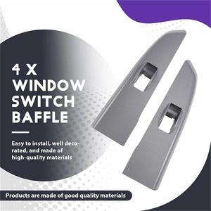 Panel de Bisel para Ventana de Puerta Vitz, Compatible con Hilux <span class=keywords><strong>VIGO</strong></span> 2005-2014, 74232-0K020, 74231-0K020, 74271-0K010, 74272-0K010 - Product Image 5