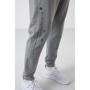 Pantalon de jogging pour homme Rory Grey Melange, taille élastique, respirant, coupe décontractée - Product Image 2