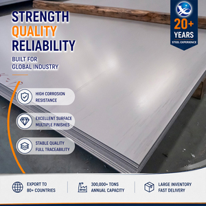 Inox 304 Sheet Pvc Film Ss 316l 347h Stainless Steel 316 Cutting 2b Finish Plate Tread Anti Fingerprint Hairline Sheets - Product Image 1