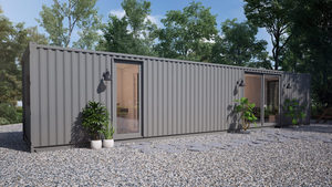 Casa contenedora de paquete plano moderna de lujo de 40 pies, pequeña casa de madera con material de acero para baño y cocina para edificios de <span class=keywords><strong>oficinas</strong></span>, <span class=keywords><strong>venta</strong></span> - Product Image 4