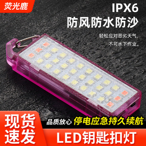 Luz LED para llavero, recargable, portátil, mini, magnética, luz nocturna para camping y uso en exteriores. - Product Image 4