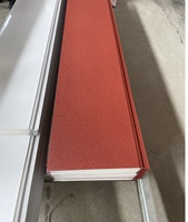 Panneaux isolants sandwich en PU, revêtement métallique décoratif écologique, âme en polyuréthane, résistant à l'eau et au feu, pour la construction de chambres froides