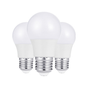 หลอดไฟ LED A60 E27 220V หลอดประหยัดพลังงาน ไฟส่องสว่างภายในบ้าน ฐานอลูมิเนียมเคลือบพลาสติก - Product Image 1