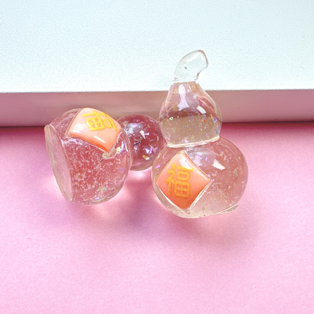 White--3D Glitter Gourd