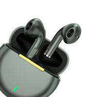 Earbud Pro 5 In-Ear tahan Air, Headphone nirkabel Mini Air Pro5 Pro5s Tws dengan casing pengisi daya