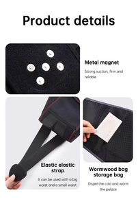 Sabuk Lumbar terapi aksi ganda pemijat pinggang terapi getar & pijat pinggang untuk pereda jaringan dalam - Product Image 4