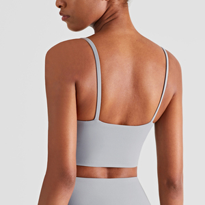 Soutiens-gorge de sport à bretelles fines pour femmes SHINBENE, vente en gros, hauts de sport, soutiens-gorge de sport sexy pour filles, soutiens-gorge de sport pour la salle de sport - Product Image 2