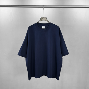 Camiseta 100% de algodón con logotipo de tu marca personalizada, camiseta en blanco de 230gsm para hombre, camiseta de manga corta informal Lisa para hombre - Product Image 6