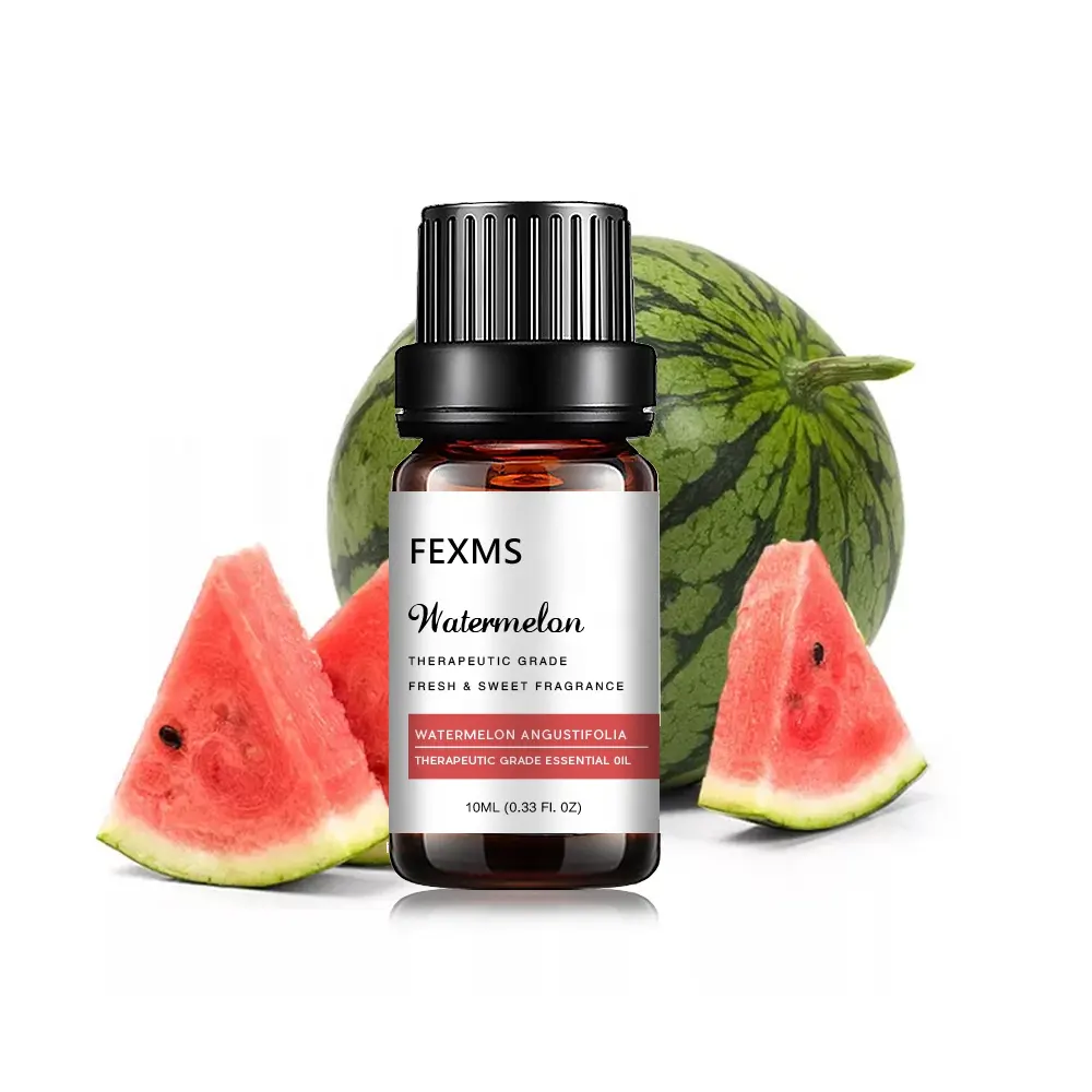 FEXMS 10ml olio essenziale di anguria olio per aromaterapia naturale puro al 100% per diffusore, massaggio, Yoga, meditazione, bagno, cura della pelle