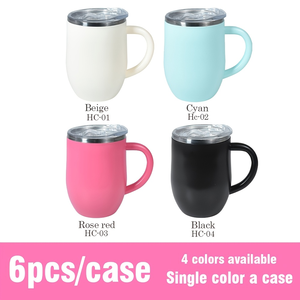 Pink Stainless Steel Vacuum Tumbler with Handle and Lid Leak Proof <b>Insulated</b> <b>Mug</b> for Office Travel Gift - Product Image 5
