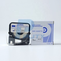 Cassette de ruban compatible PUTY 9mm*8m LM-TP309W pour Max Letatwin LM-370A/370E LM-380A/380E LM-390