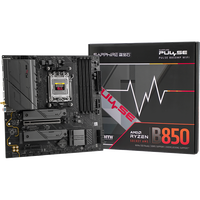 Carte mère d'ordinateur de bureau Sapphire Amd Pulse B850mp Wifi prend en charge les processeurs Amd séries 9000/8000/7000