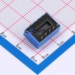 DS-5-B-T DIP Switch Through hole Component (THT),P=2.54mm Switch Flat Toggle, Raised Type Single Pole Single Throw 5 2.54mm - Product Image 2