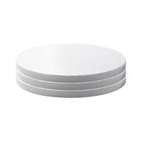 Planches à gâteau de 12 mm en gros, rondes, dorées et blanches, pour outils à gâteau, fournitures de décoration de gâteaux