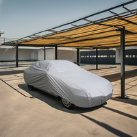 Housse de voiture JK robuste multi-couches en Oxford, double couture, fermeture éclair, imperméable, protection UV 90%, compatible berline et SUV 432-534cm, OEM